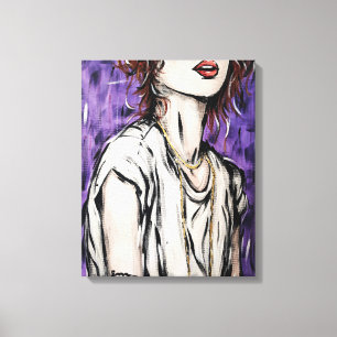 Anonimiteit 1 canvas afdruk