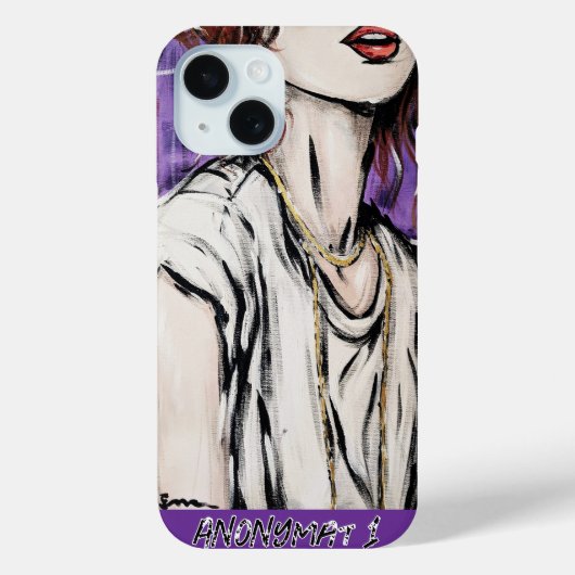 Anonimiteit 1 Case-Mate iPhone case (Achterkant)