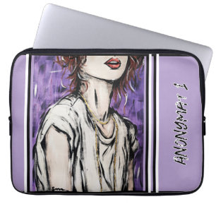 Anonimiteit 1 laptop sleeve