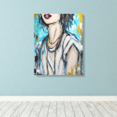 Anonimiteit 2 canvas afdruk (Insitu (Houten vloer))