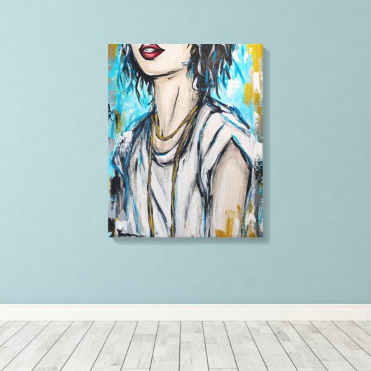 Anonimiteit 2 canvas afdruk (Insitu (Houten vloer))