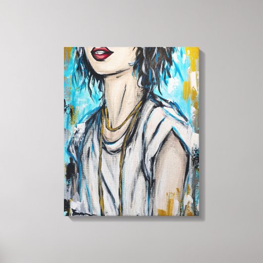 Anonimiteit 2 canvas afdruk (Voorkant)