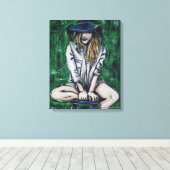 Anonimiteit 3 canvas afdruk (Insitu (Houten vloer))