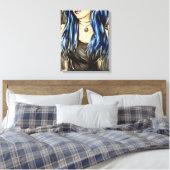Anonimiteit 4 canvas afdruk (Insitu (Slaapkamer))