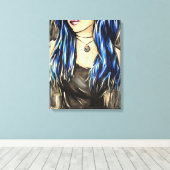 Anonimiteit 4 canvas afdruk (Insitu (Houten vloer))