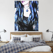 Anonimiteit 4 canvas afdruk (Insitu (Slaapkamer))
