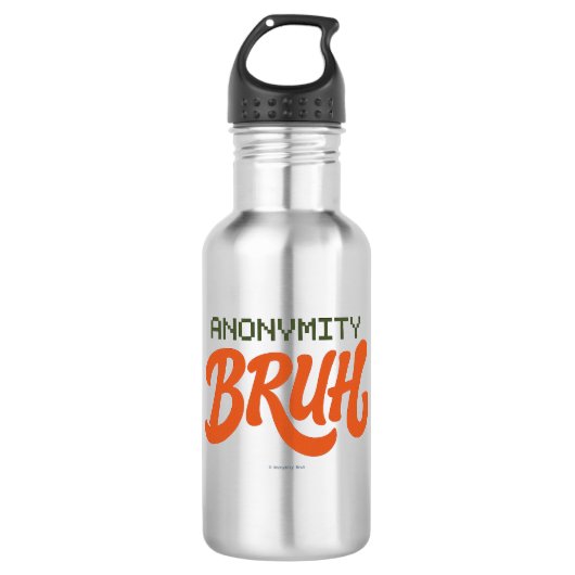 Anonimiteits Bro Logo - Waterfles (Voorkant)