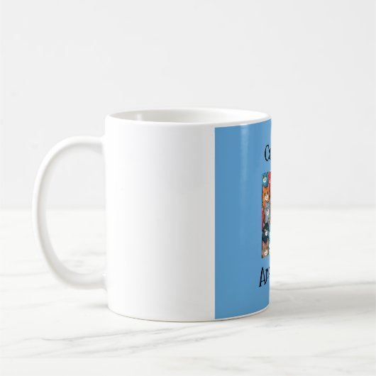 Anonymat Cataholics, Mug Classique, 325 ml (Gauche)
