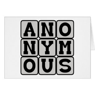 Anonyme, Collectif