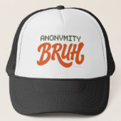 Anonymity Bruh - Hat Trucker Pet (Voorkant)