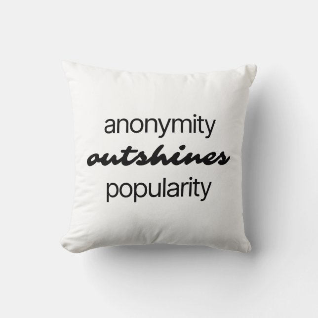 Anonymity Sierkussen (Voorkant)