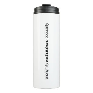 Anonymity Thermal Tumbler Thermosbeker