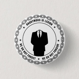 Anonymous Badge Ronde Button 3,2 Cm