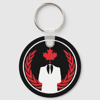 Anonymous Canada Black Sleutelhanger