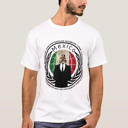 Anonymous Mexico T-shirt (Voorkant)