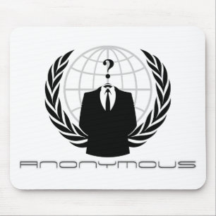 Anonymous Mousepad white Muismat