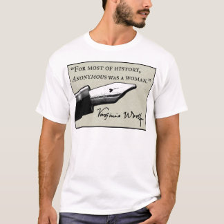 Anonymous was een vrouw t-shirt
