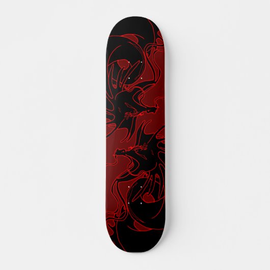 Anopurodon Double Black Dragon Skateboard (Voorkant)