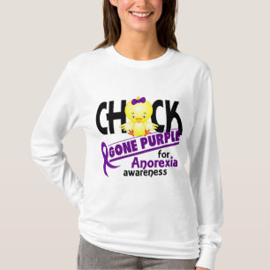 Anorexia Chick Gone Paars 2 T-shirt
