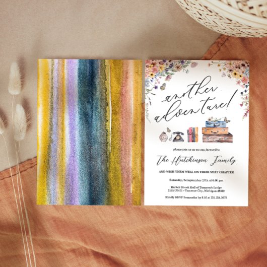 Another Adventure Going Away Party Invitation