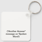 Another Answer Sleutelhanger (Achterkant)