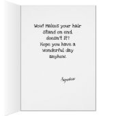 Another Birthday? Wow! Card for Senior Citizen (Intérieur (Droit))