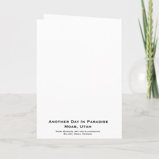 Another Day in Paradise Kaart (Achterkant)