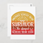 Another School Year Survivor Funny School Briefkaart (Voorkant / Achterkant)