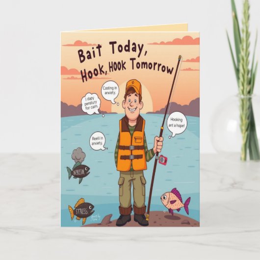 Another Year of Great Catches Birthday Kaart (Voorkant)