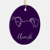 Anoush Ornament (Paw Prints) (Rechts)