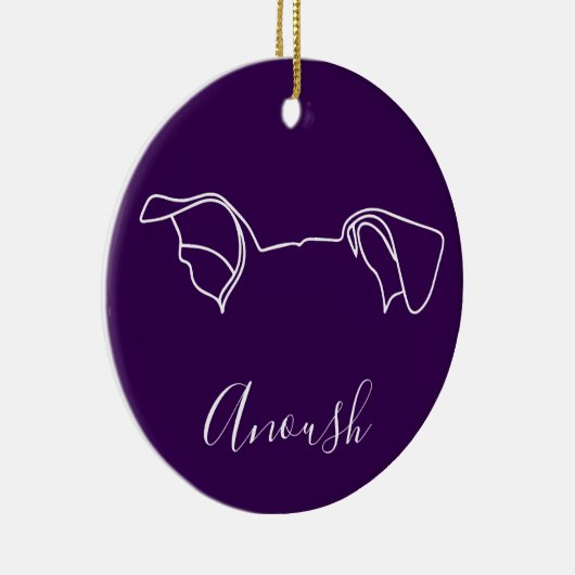 Anoush Ornament (Paw Prints) (Rechts)