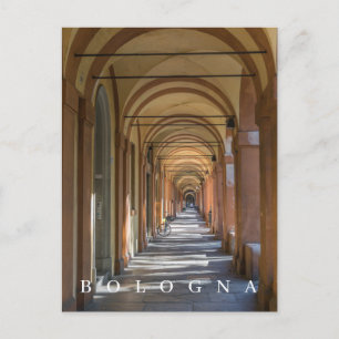 Ans contention van de zuilengang van Bologna op ee Briefkaart