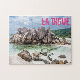 Anse Cocos Seychellen La Digue Beach gift Legpuzzel