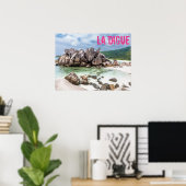 Anse Cocos Seychellen La Digue Beach gift Poster (Thuiskantoor)