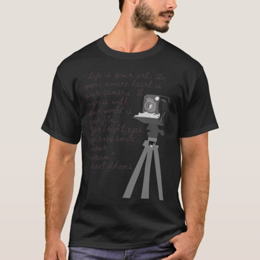 Ansel Adams citeert Classic T-Shirt (Voorkant)