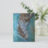 Ansichtkaan Otter. Briefkaart (Staand voorkant)