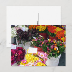 Ansichtkaart – Bloemenmarkt Briefkaart