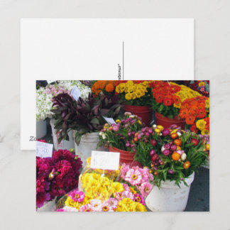 Ansichtkaart – Bloemenmarkt Briefkaart