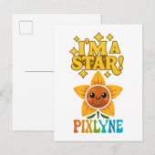 Ansichtkaart (buitenaards) briefkaart (Voorkant / Achterkant)