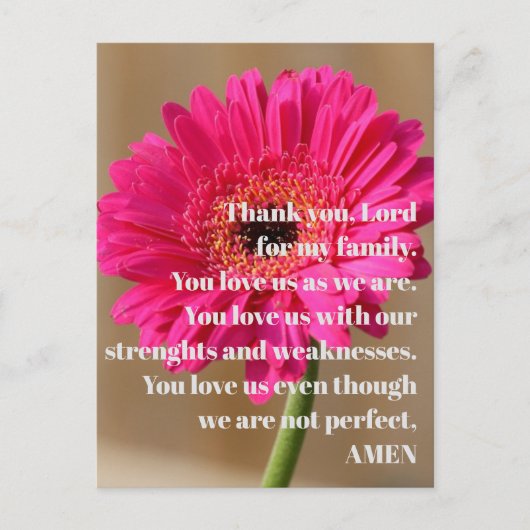 Ansichtkaart - Dank U Wel Briefkaart (Voorkant)