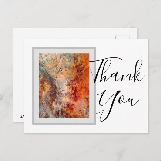 Ansichtkaart - engelenvleugels briefkaart (Voorkant / Achterkant)