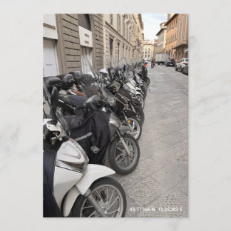 Ansichtkaart - Florence, Italië Bedankkaart