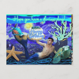 Ansichtkaart gefeliciteerd verjaardag briefkaart