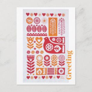 Ansichtkaart - Groet Briefkaart