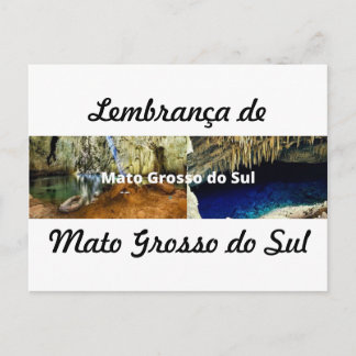 Ansichtkaart herinnering aan Mato Grosso do Sul Briefkaart
