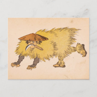 Ansichtkaart - Japanse ukiyo-e Minowaraji yokai Briefkaart