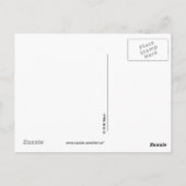 Ansichtkaart - Man en golven Briefkaart (Achterkant)