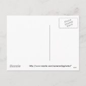 ansichtkaart met peperkoekmannetjeskoekjes feestdagenkaart (Achterkant)