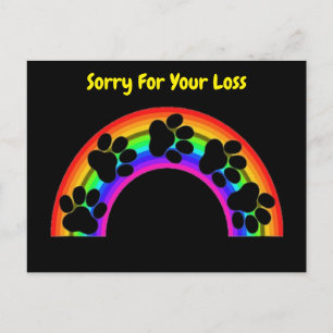 Ansichtkaart Pootjes Op Regenboog Sorry For Your Briefkaart