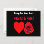 Ansichtkaart Regenboog Harten & Rozen Sorry For Lo Briefkaart (Voorkant / Achterkant)